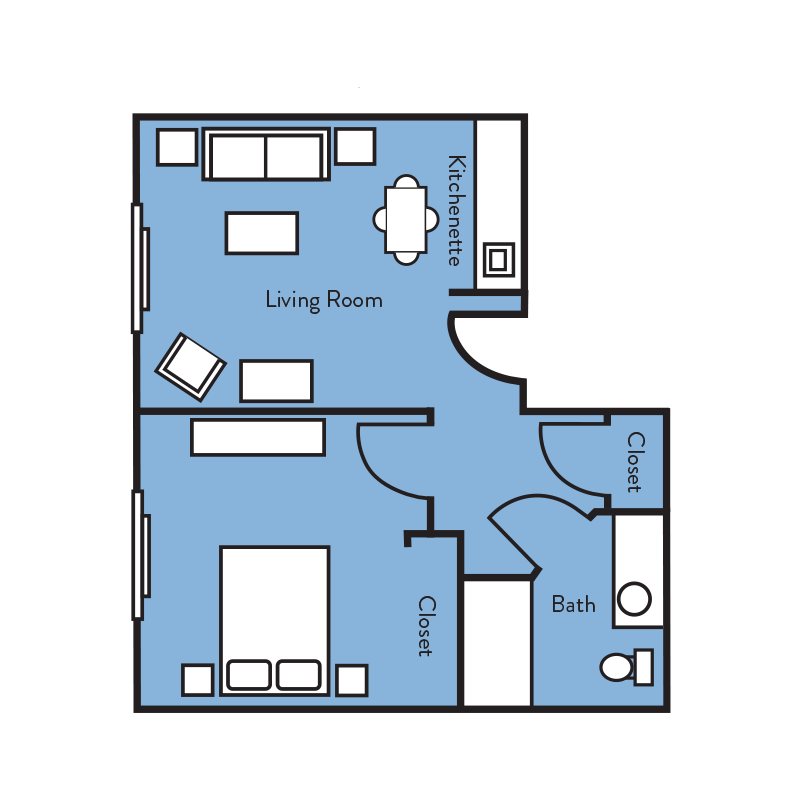 small one bedroom