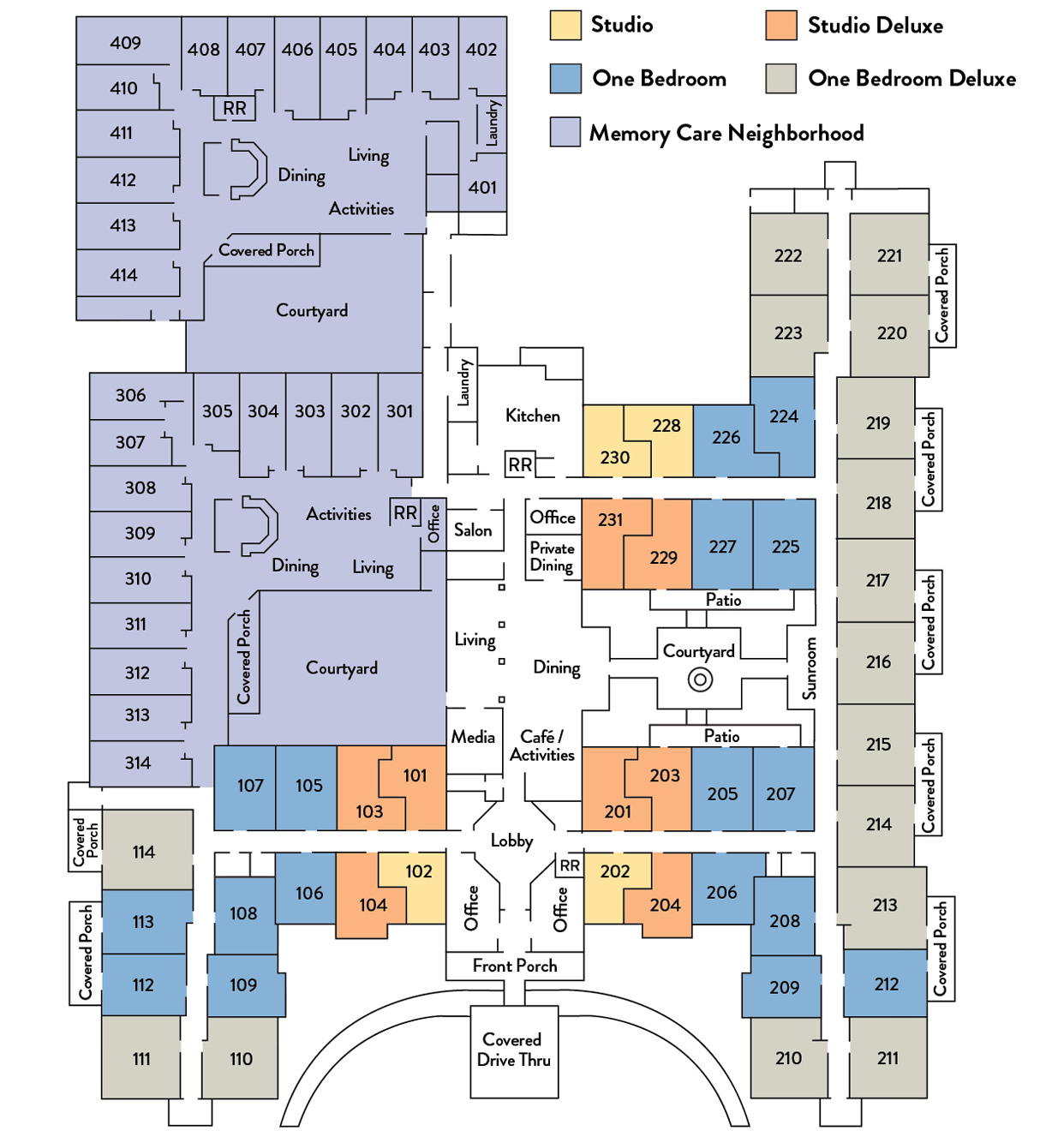 Community Floor Plan Overview