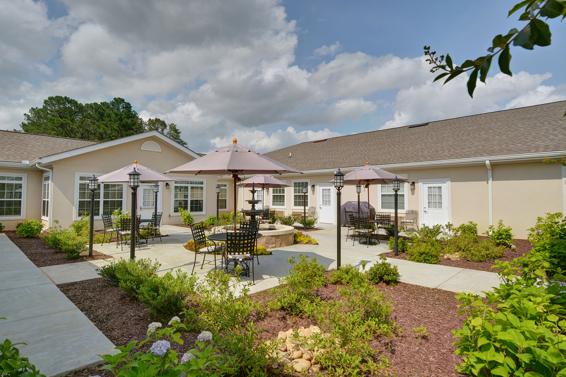 Benton House-Woodstock-GA-patio-wide 55 And Over Community in Woodstock