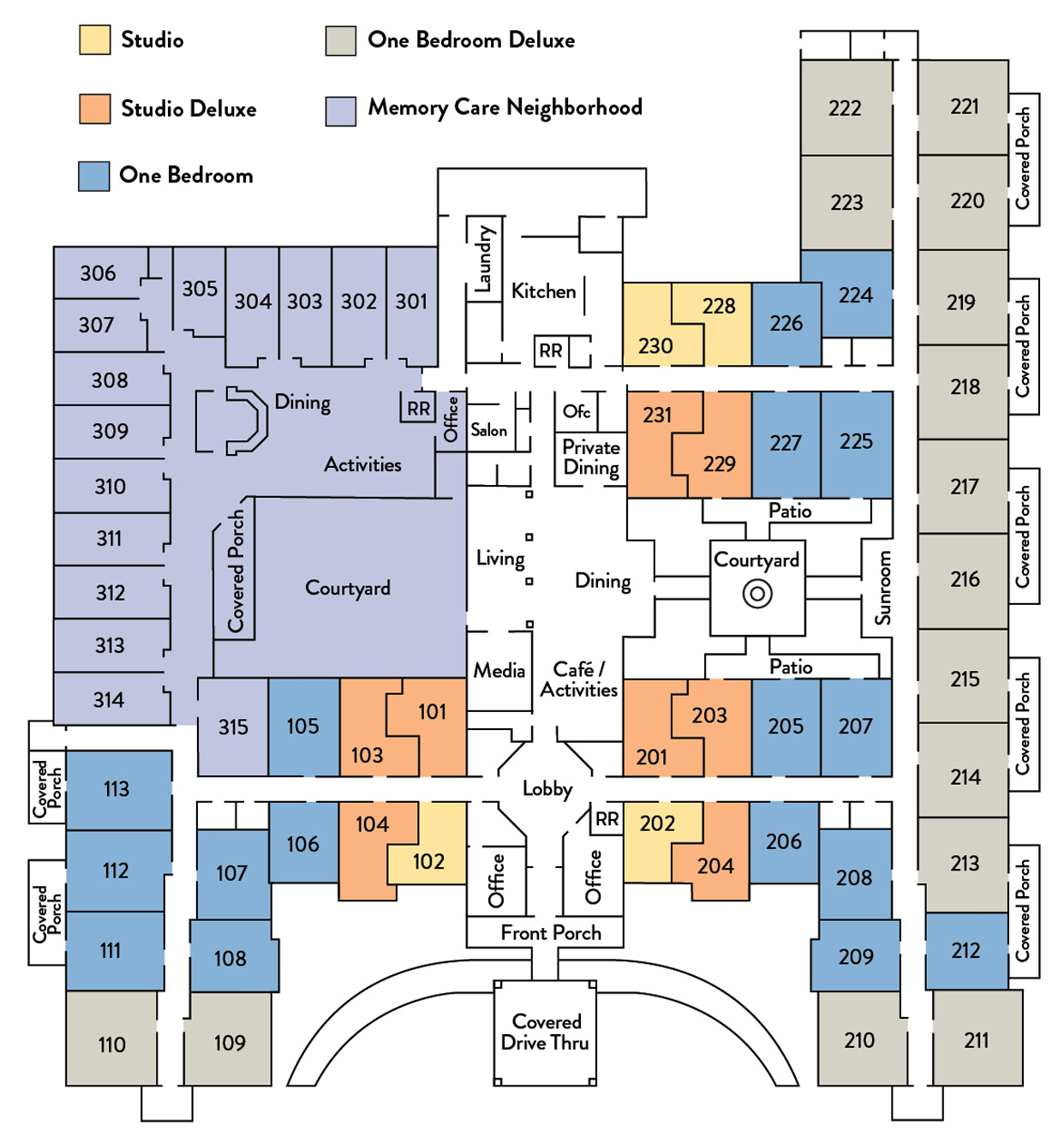 Floor Plans Assisted Living Community Residence Options Floor Plans Assisted Living Community Residence Options